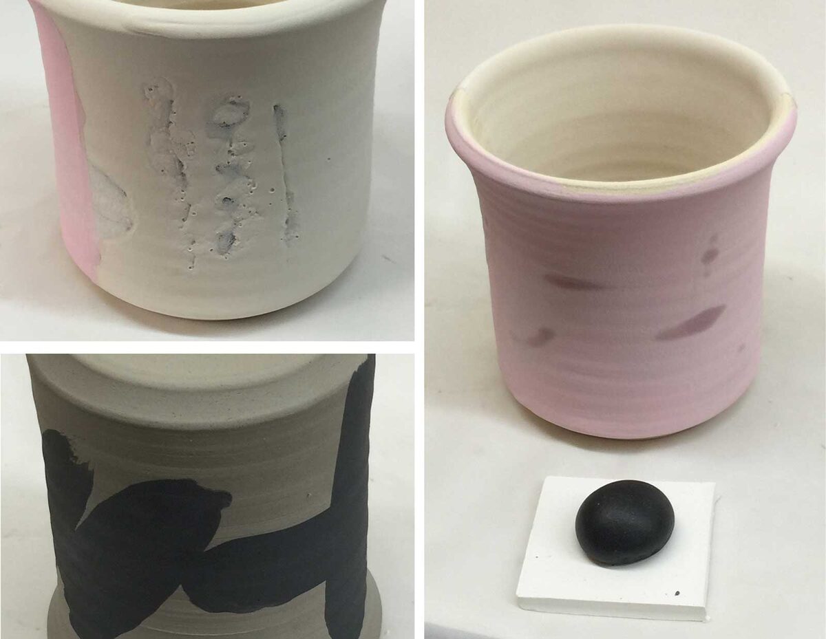 Underglaze fails converage by transparent