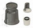 Bona china 3D printed mold pieces