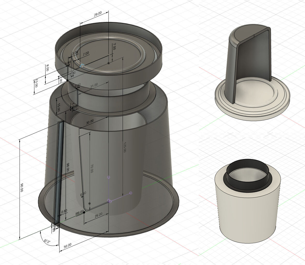 Bona china 3D printed mold pieces