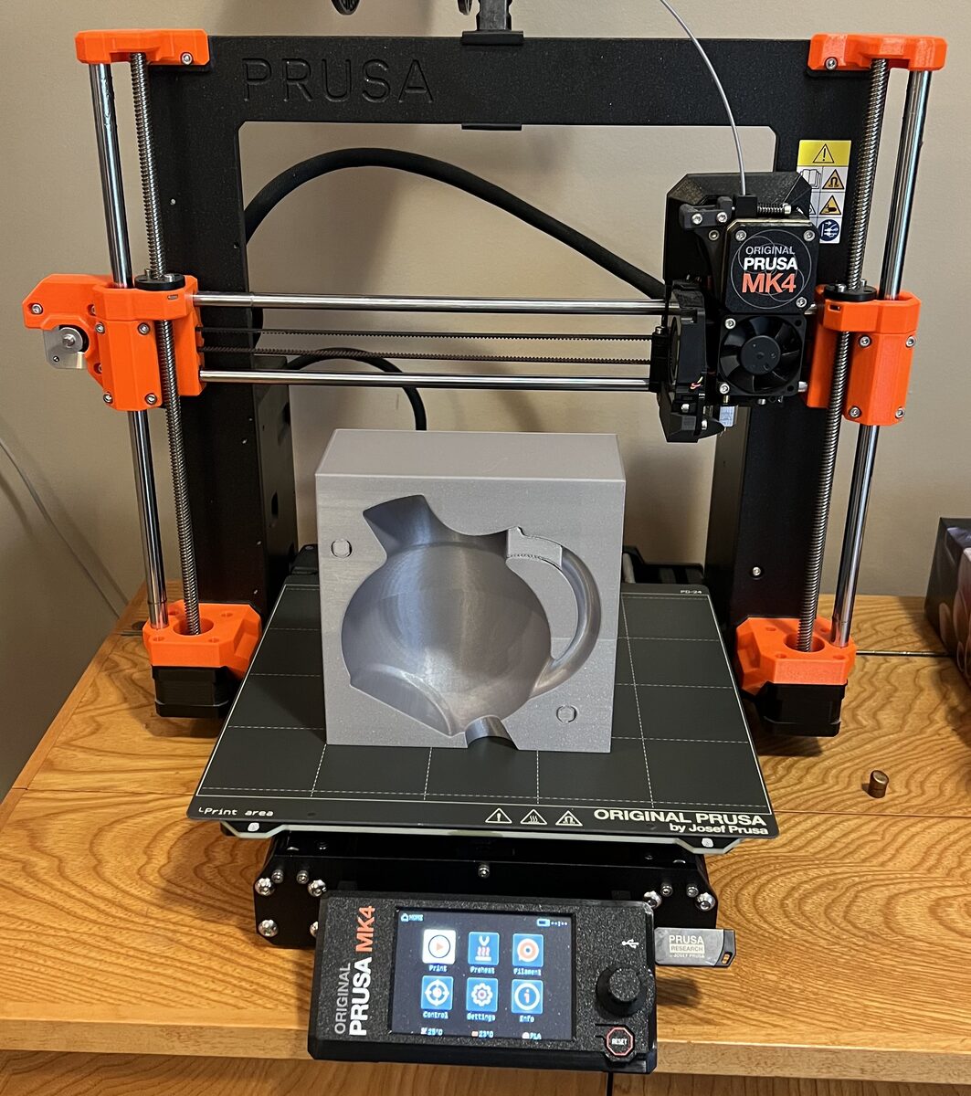 MK4 3D printer for ceramics