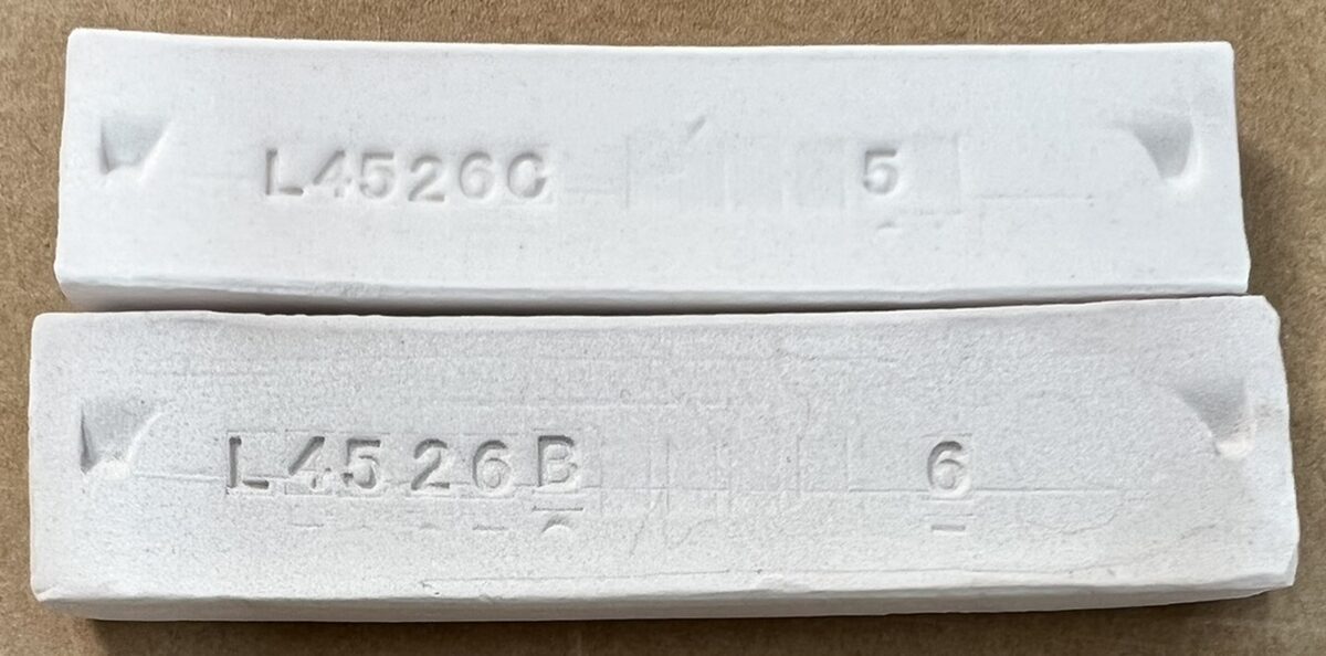 Nepheline syenite fired bars