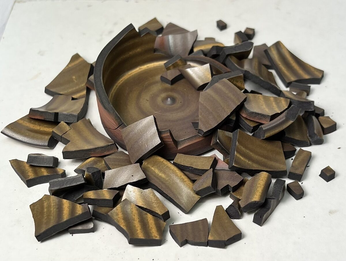Black coring failed cup