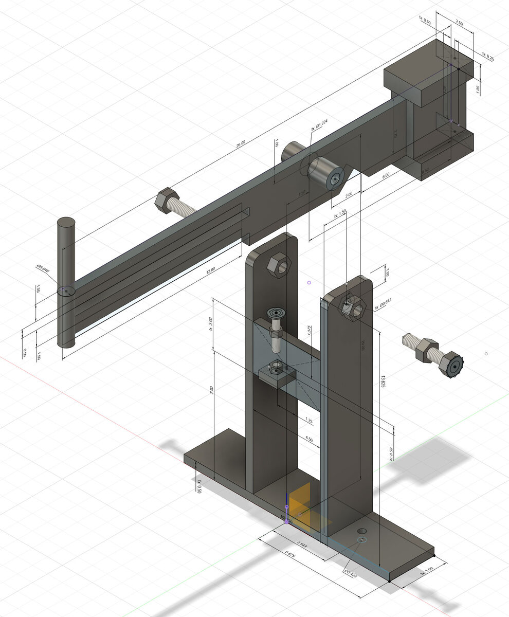 Jigger arm assembly