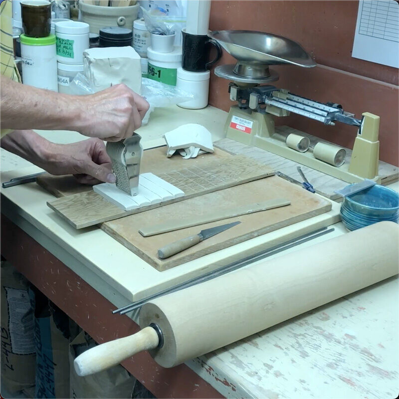 Making clay test bars