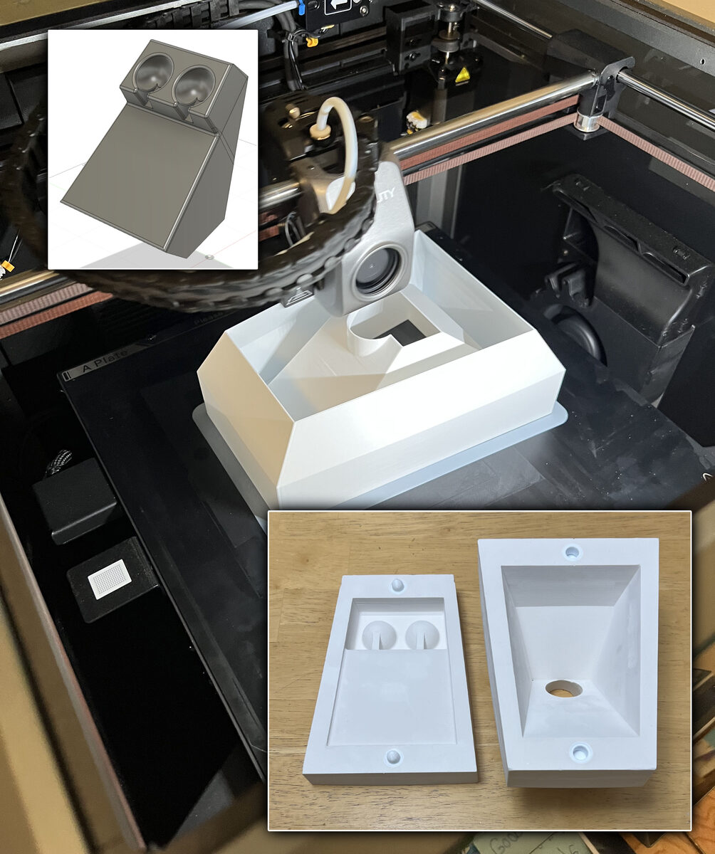 3D model of a melt flow tester mold