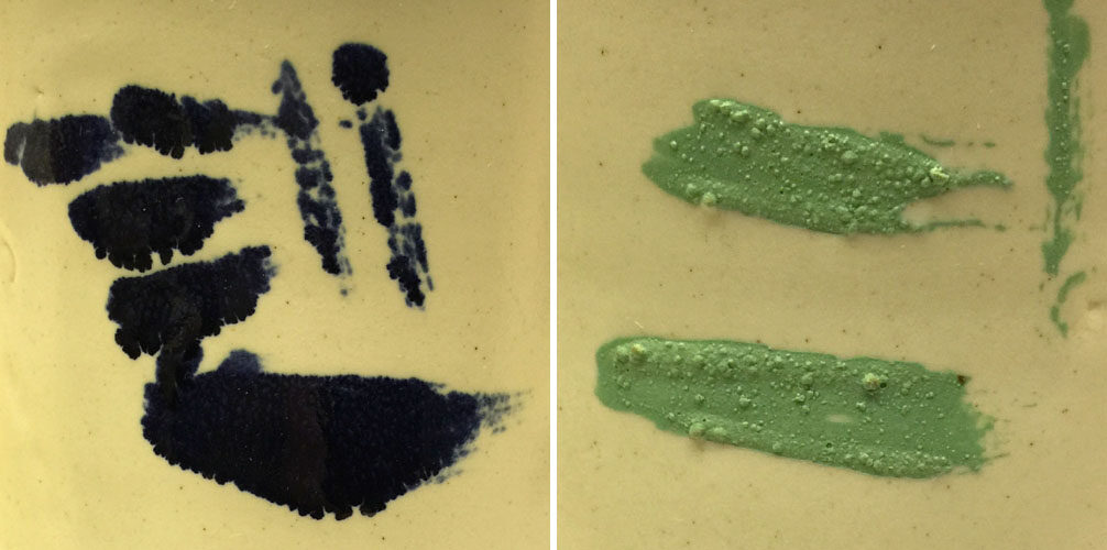 Stains used pure as overglazes don't work