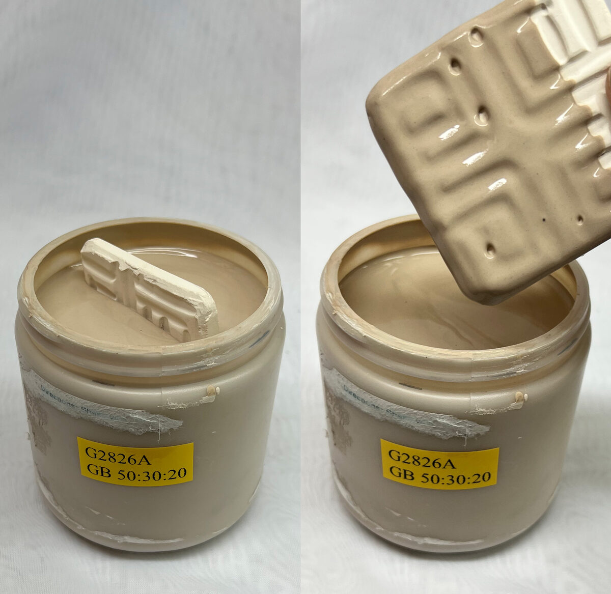 Gerstley Borate glaze is jelly