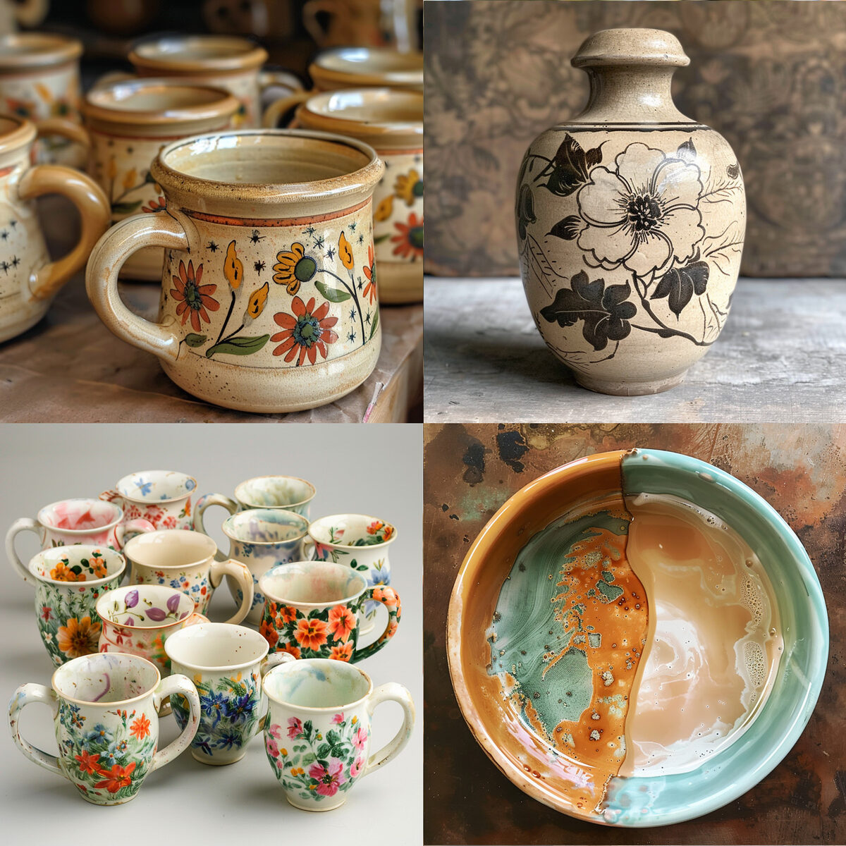 AI generated pottery