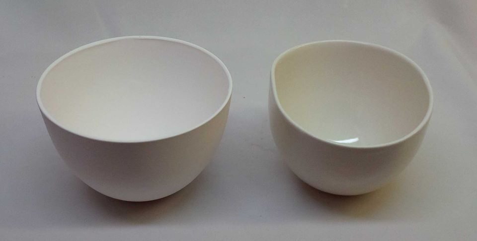 Porcelain bowl warping during firing