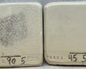 A glaze stops crazing with 45 micron silica