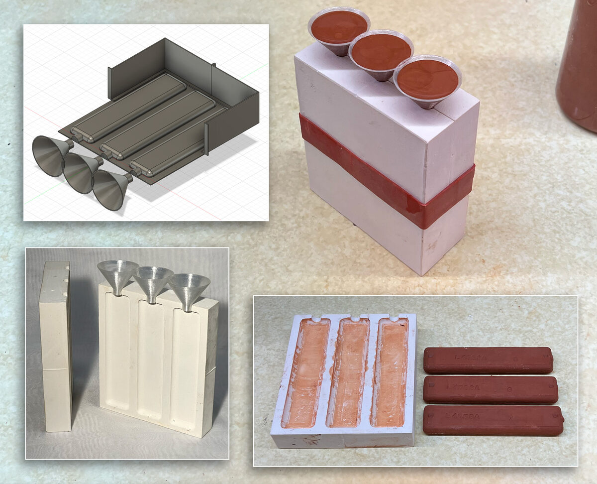 SHAB mold for casting clays