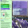 A purple pottery glaze that shivers