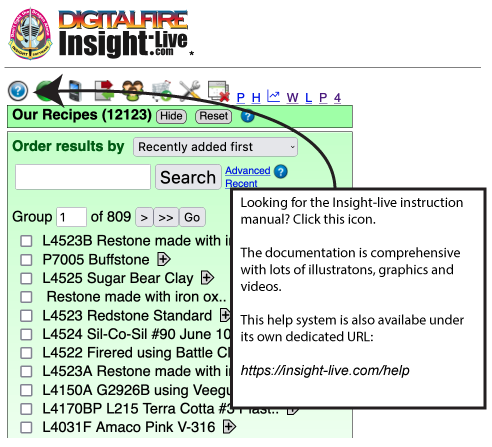 Insight-live help button