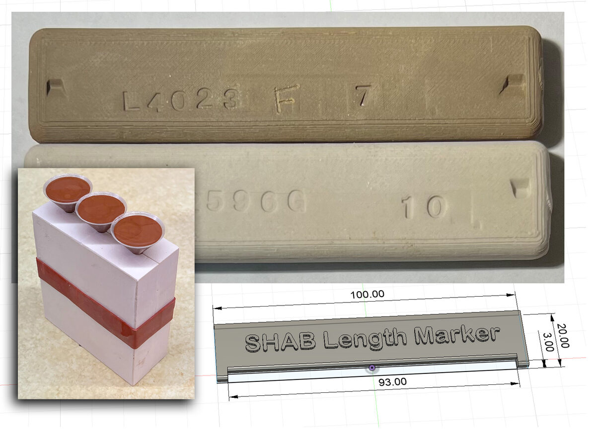 SHAB test bars for casting