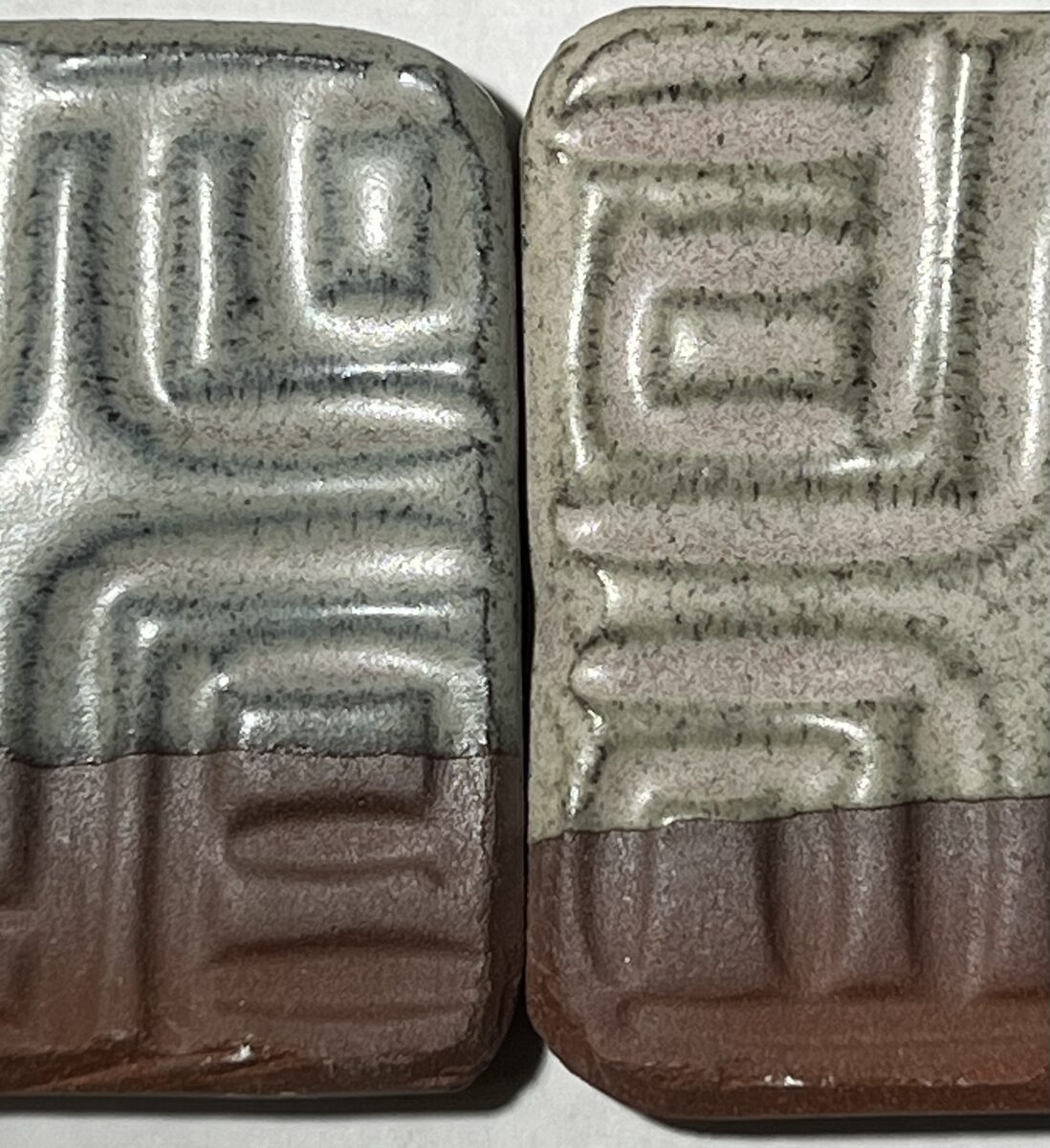 What slow cooling does to some pottery glazes