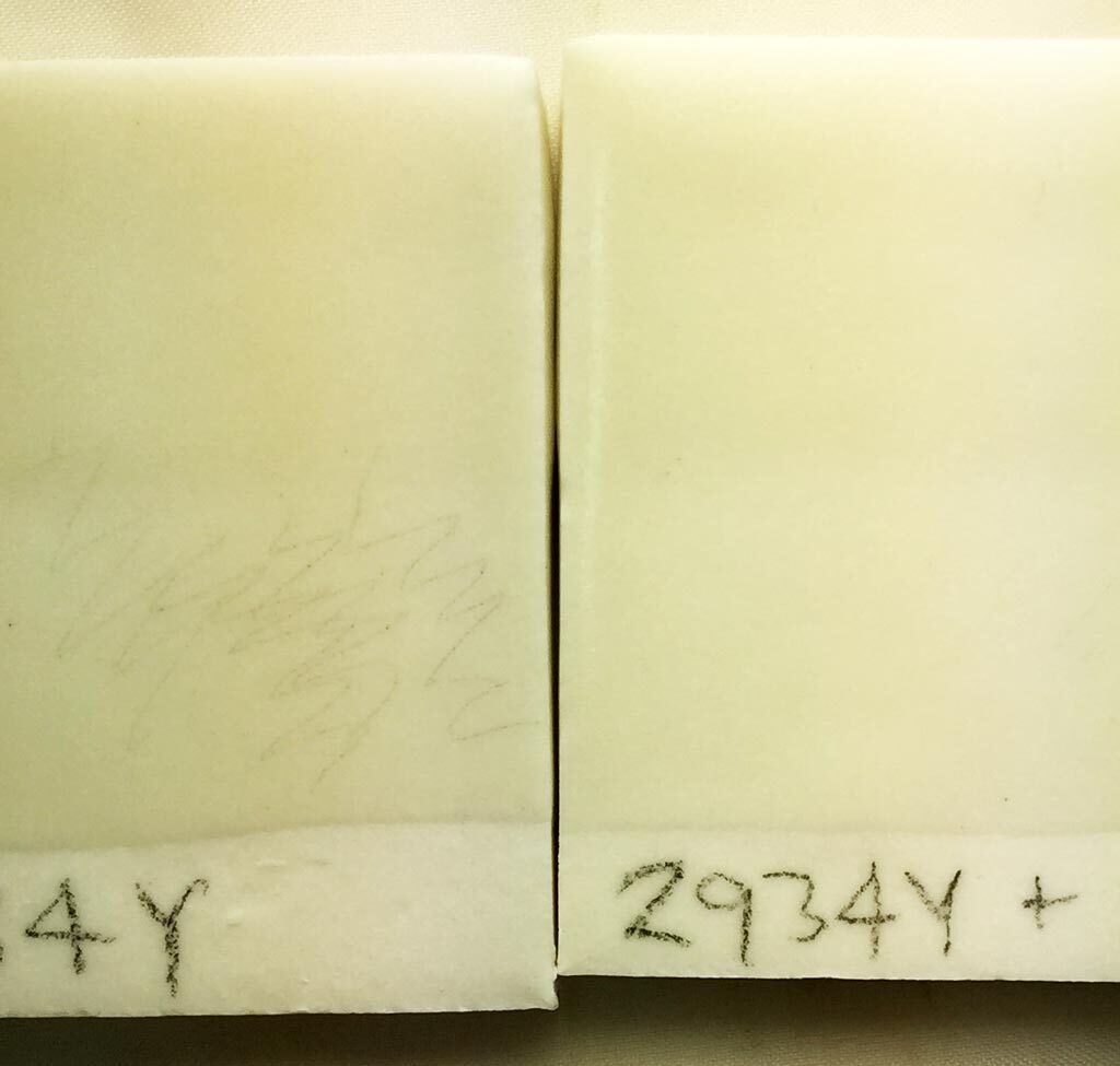 Cutlery marking glaze fixed