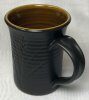 Mother Nature's porcelain black mug