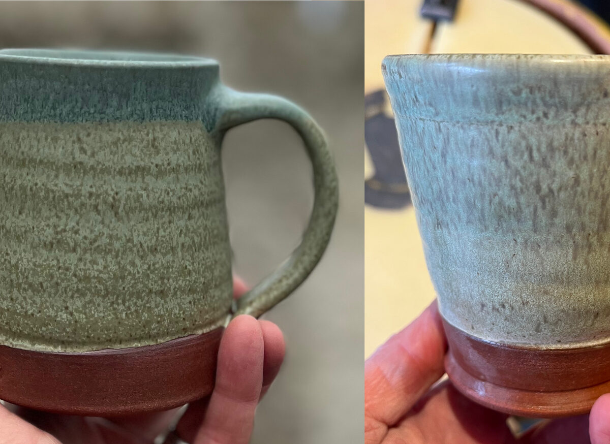 A glaze with gillespie borate fires different