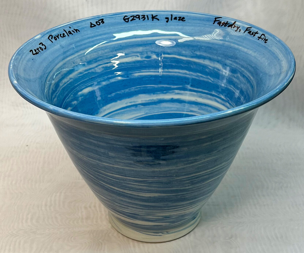 Zero3 marbled bowl
