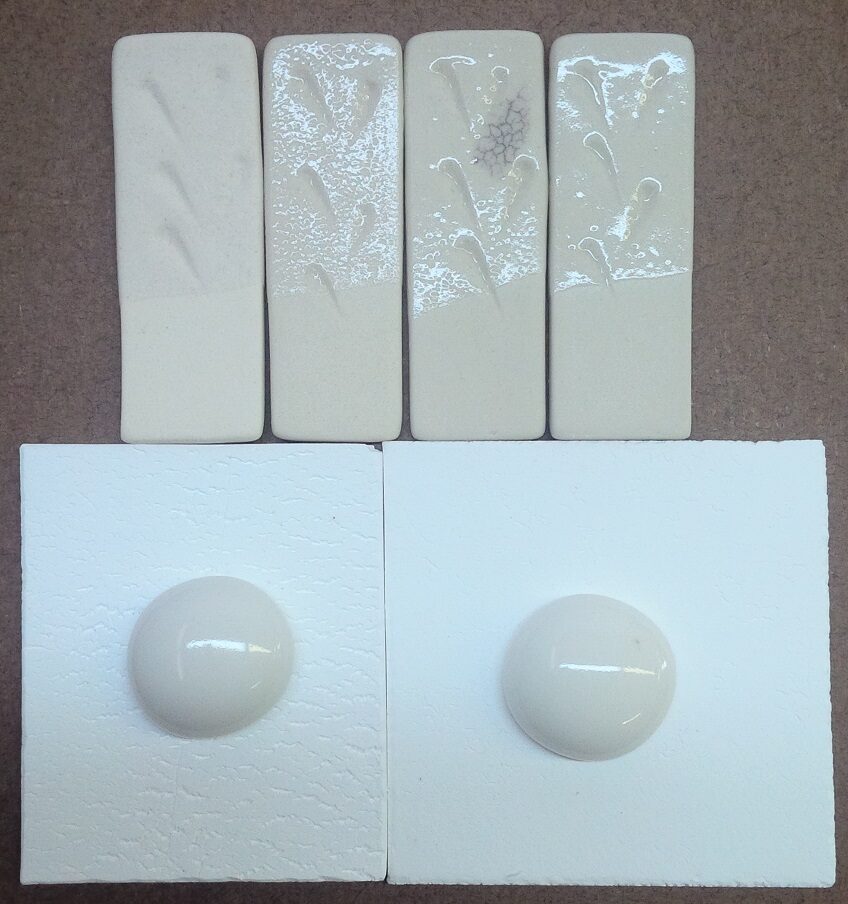 Feldspar as a glaze on porcelain tiles