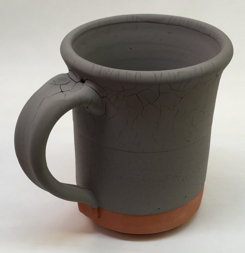 Glaze cracking during drying