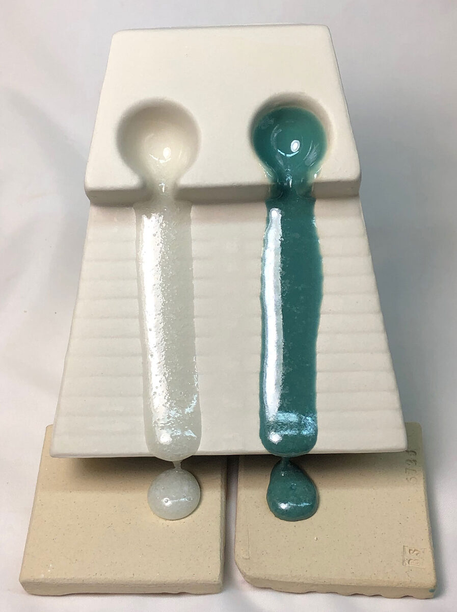 Copper carbonate fluxing testing